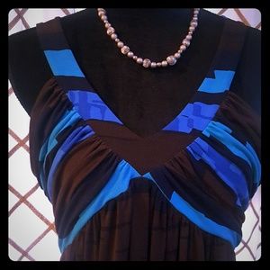 Calvin Klein turnhead multi color sundress